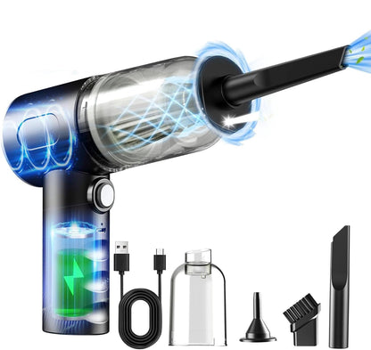 3 in 1 Mopping Vacuum Blower with Mini Dust Buster USB Portable Vacuum Cleaner Dry and Wet